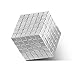 PojoTech Magnetic Holders Multi-Use Square Cube Magnets Toy Puzzle Magnet Block Magic Cube Education Toys Metal (216 Pack)