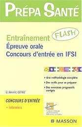 Entraînement flash épreuve orale, concours d'entrée en IFSI