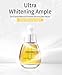 MIGUHARA Ultra Whitening Ample 1.18 fl.oz. with Whamisa Deep Rich Essence Toner, Double Rich Lotion 20ml | Skin Brightening Whitening Ample formulated with Niacinamide Vitamin B3 & Allantoin