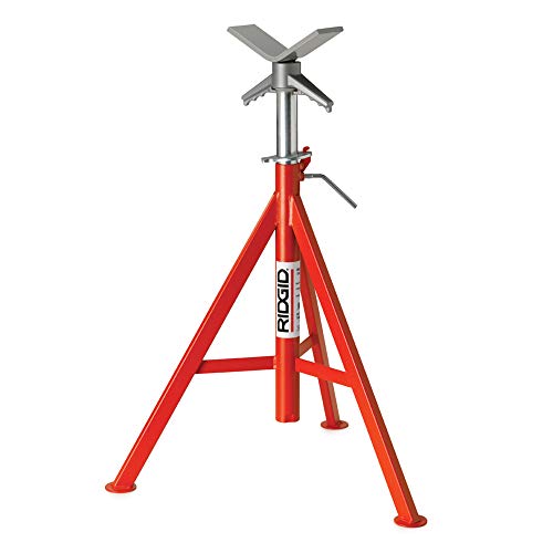 RIDGID 56662 Model VJ-99 V Head High Pipe Stand, 12-inch Pipe Stand - //medicalbooks.filipinodoctors.org