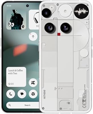 Phone (3) – Handy mit 50 MP Triple-Kamera, 24h Silizium-Kohlenstoff Akku, 6,67" 120Hz AMOLED Display, Glyph Matrix, 12GB + 256GB – Weiß