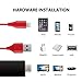 Lightning to HDMI MAOZUA 1080P HDMI Video AV Cable Connector Conversion Same Screen Device HDTV Adapter Cable 6.5FT for iPhone 8/7/6/5 Series Pad Air/mini/Pro Pod Touch on HDTV Projector (Standard)