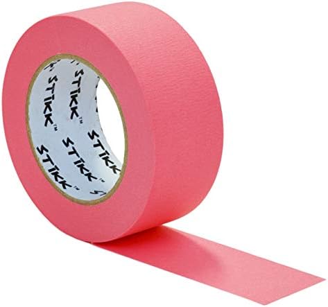 Stikk Stikk 2インチ トリムエッジ仕上げ 1 X B07sj4qmhl 接着 補修 インチ 装飾マーキングマスキングテープ 60ヤード 60ヤード 14日 ピンクペインターテープ 簡単取り外し 48mm