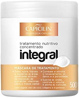 Capicilin - Linha Integral - Mascara de Tratamento Nutritivo Concentrado 500 Gr - (Capicilin - Whole Collection - Concentrated Nourishing Treatment Mask Net 17.63 Oz)