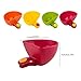 Dip Clips(Set of 4) Amytalk Colorful Plate Grab Clip-on Dip Holders Tomato Sauce Salt Vinegar Sugar Flavor Spices Dip Bowl Party Ware