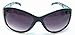 Vox Women's Sunglasses Designer Sport Fashion Rhinestone Vintage Floral Eyewear – Blue Frame – Smoke Lens