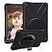 CCMAO All New HD 8 Tablet Case (8th & 7th Generation, 2018/2017 Release), [Hand Strap]360 Degree Rotating Full-Body Impact Resistant Protective Case For All New HD 8 Tablet (black)