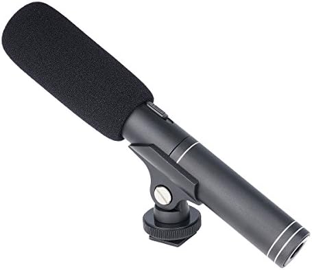 YELANGU Aluminum Alloy Video Mic Directional Microphone(Black)
