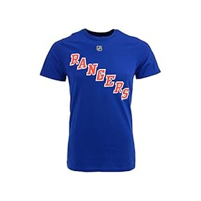 Reebok Martin St. Louis New York Rangers Blue Name and Number T-Shirt T-Shirt Small