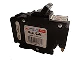 1- FEDERAL PACIFIC FPE NC240 40 AMP, 2 POLE, THIN CIRCUIT BREAKER STAB-LOK SPACE 40A 2P