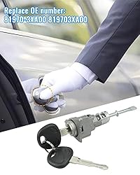 Front Door Lock Cylinder Set Kit with 2 Keys Fit