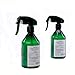 Empty Spray Bottles Refillable Container for Essential Oils,Hair Cleaning Products, or Aromatherapy, Durable Trigger Sprayer Settings (2 Pack, Green)