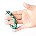 Orgonite Crystal Malachite Bracelet - Handmade Gemstone Round Beads Stretch Bracelet For Men and Women