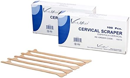 7" Cervical Scrapers Double-End Style Wooden Non Sterile 100pcs/box NEW