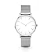 Clearance! Lovers' Fashion Mesh Strap Watch, SINMA Simple Alloy Bracelet Analog Quatz Wrist Watches (Silver)
