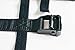 Garage Fit Gymnastic Rings - Premium Heavy Duty Gym Rings with Buckles and Straps for Cross Training, Gymnastics, Fitness, Exercise Rings (Black)
