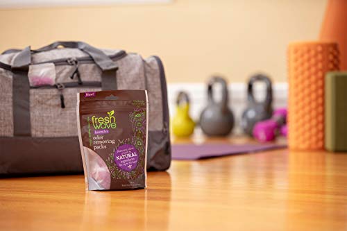 Fresh Wave Lavender Odor Eliminating & Deodorizing Packs, Bag of 6 + Bonus Fresh Pod Case - //coolthings.us