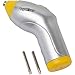 Toydriver Low Torque Battery Operated Screwdriver Tool for Small Screws on Toy Battery Covers Grey/Yellow, 7x4x2