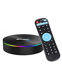 Sawpy T95Q   Caja de televisión para Android 8.1 4 GB DDR3 + 32 GB Quadcore Cortex A53 Smart Network Set Top Box 4 K 2,4 G 5 G WiFi 4.1 Bluetooth Smart TV Box