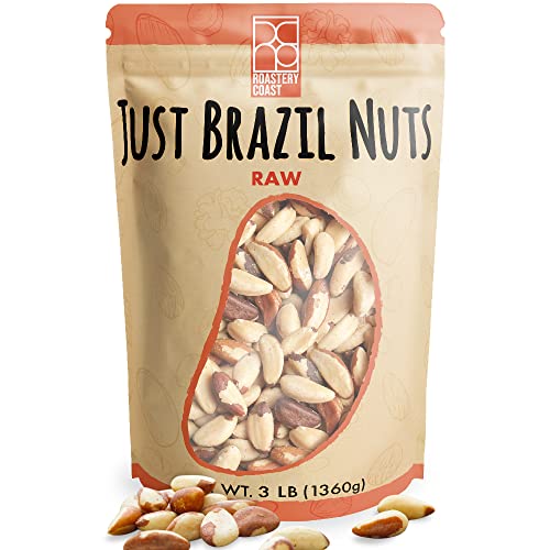 Roastery Coast DAILY NUTS Whole Raw Brazil Nuts Selenium Bulk
