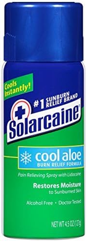 Solarcaine Cool Aloe Burn Relief Formula Spray 4.5 OZ - Buy Packs and SAVE (Pack of 3)