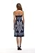 Zyyfly Strapless Dress for Women Beach Swimsuit Cover ups for Women Summer Tube Dress XL Navy