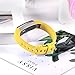 Maledan Bands Compatible with Fitbit Alta Women Men, Waterproof Replacement Band Strap for Fitbit Alta HR/Alta/Ace Kids, Small, Mango Yellow