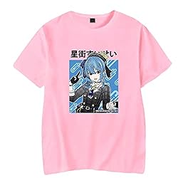 YUYEADZ Hoshimachi Suisei T-Shirt Women Men