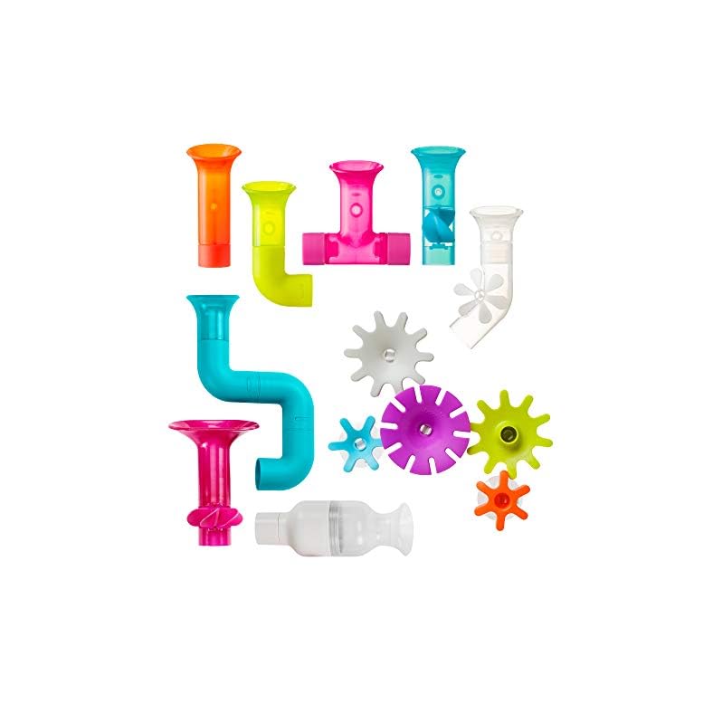 Boon BUNDLE Building Toddler Bath Tub Toy with Pipes, Cogs and Tubes for Kids Aged 12 Months and Up, Multicolor (Pack of…