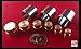 Swedish Wrap Die Set (3 pcs.) with Brass Plungers (6 Push Rods)