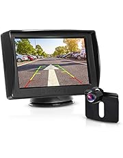 BOSCAM K3 Rückfahrkamera und Monitor Set Wired Rückfahrkamera mit Stabiler Signalübertragung, 14.4 cm/4.3" Zoll Rear View Monitor und IP68 wasserdichte Kamera für Auto, Bus, LKW, Schulbus, Anhänger