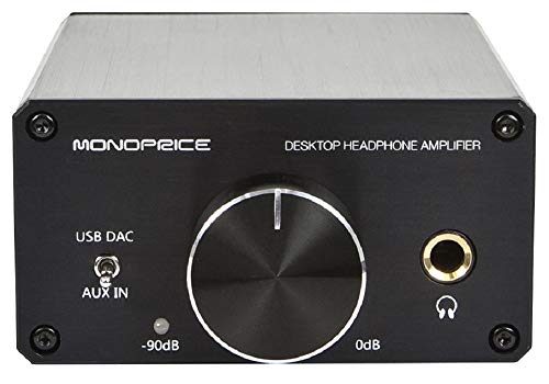  Monoprice 111567 Desktop Headphone Amplifier