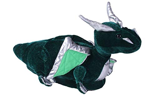 9068-4 - Dragon - X Large - Happy Feet Kids and Adult Animal Slippers