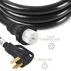 S7 50 Amp Generator Extension Cord,13FT STW 6/3