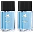 adidas Moves For Men Eau De Toilette Spray, 1 Fl Oz (Pack of 2)