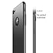 CASEKOO iPhone 7 Case Slim Fit Ultra Thin Hard Shell Case Matte Finish Anti-Scratch Great Grip Black Bumper Sleek Profile Cover Compatible with iPhone 7 [Shell Series]-Matte Black