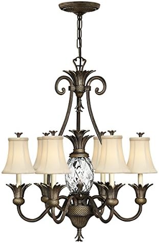 Hinkley LightingPlantation 7 Light Ceiling Chandelier Fitting Pearl Bronze HK/PLANT7 PZ