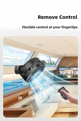2-Pack Magnetic Cruise Approved Fan with LED Display, 12000mAH Battery Operated Fan with Magnet, Timer, Lighting, Fits for Cruise Ship Cabin, Sleeping, Camping, Travel & Cruise Essentials 2026