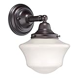 Schoolhouse Sconce in Bronze Finish from Destination Lighting
