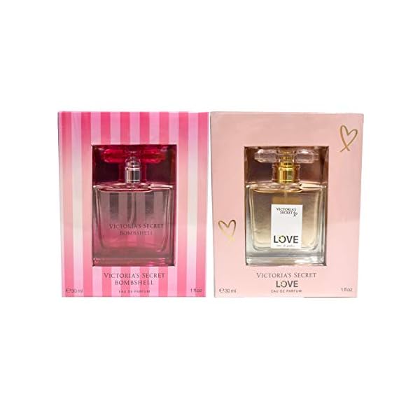 Victoria's Secret Bombshell & Love Perfume Gift Set 1 Oz Each