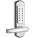 Hangcheng Left Handed Door Keyless Entry Door Lock Mechanical Digital Code Lock-Not Deadbolt(Only for The Door Opens Inward & Need to Drill Additional 4 Holes)
