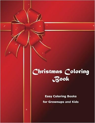 Amazoncom Christmas Coloring Book Easy Coloring Books For
