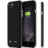 iPhone 7 Plus Battery Case,U-good 4880mAh Ultra Slim(0.52 in) Lightweight(3.9oz) Portable Charger for iPhone 7 Plus(5.5 inch) w/ Lighting Port Charging Case Extended Battery Pack Power Cases-Black