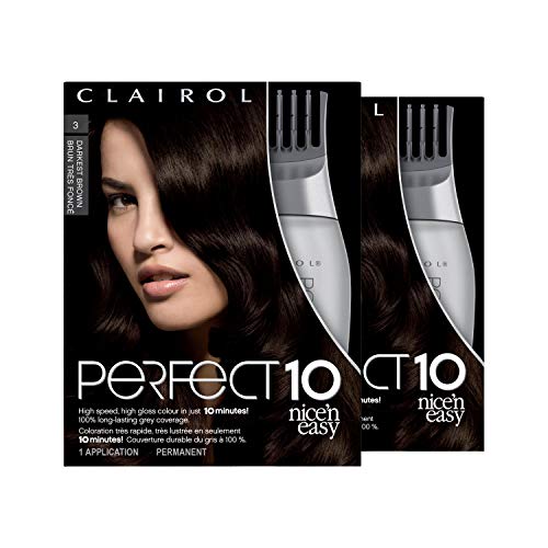 Clairol Nice N Easy Perfect 10 Permanent Hair Dye Kit Light