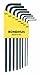 Bondhus 10932 Set of 8 Balldriver L-wrenches, sizes .050-5/32
