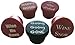 5 Wine Stoppers - Funny Silicone Reusable Corks Best Wine Gifts Add Your Own Personalized Touch on Bottles Top Perfectly Fits to Seal and Preserve Your Favorite Wine Cap Wedding Favor Accessories