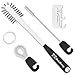 Water Bottle Brush Set, Dish Brush, Good Grip for Narrow Neck. Triple Storage Hook. Cleans Sports Bottles, Straws, Baby Bottles Hydro Flask Sippy Cups Brush Set