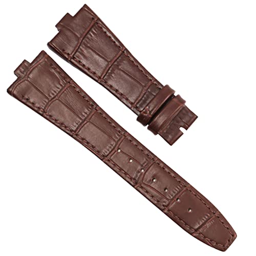 XNWKF Genuine Leather Watchband For Vacheron Constantin OVERSEAS Series 4500V 5500V P47040 Stainless Steel Buckle 25 * 8 mm Men Watch Strap