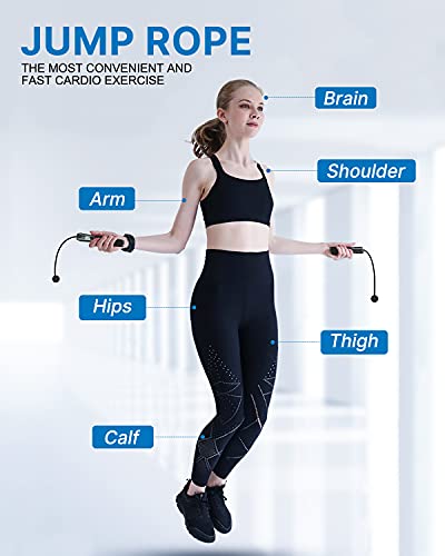 RENPHO-Cordless-Jump-Rope-Replacement-Weighted-Ball-Smart-Jump-Rope-018in45mm-Diameter-Handles-Not-Included-1-Pack