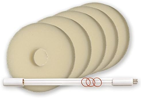 Laguna Pressure Flo 3200 Filter Generic Service Kit Replacement Including 5 Foam Rings, 25 Watt UV Bulb and Orings (AMP-PT1499)